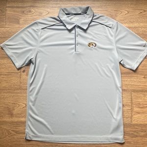 Large Nike golf Mizzou Polo. University of Missouri Tigers.